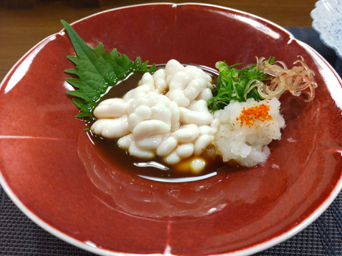 一品料理 わくら、たら白子ぽん酢