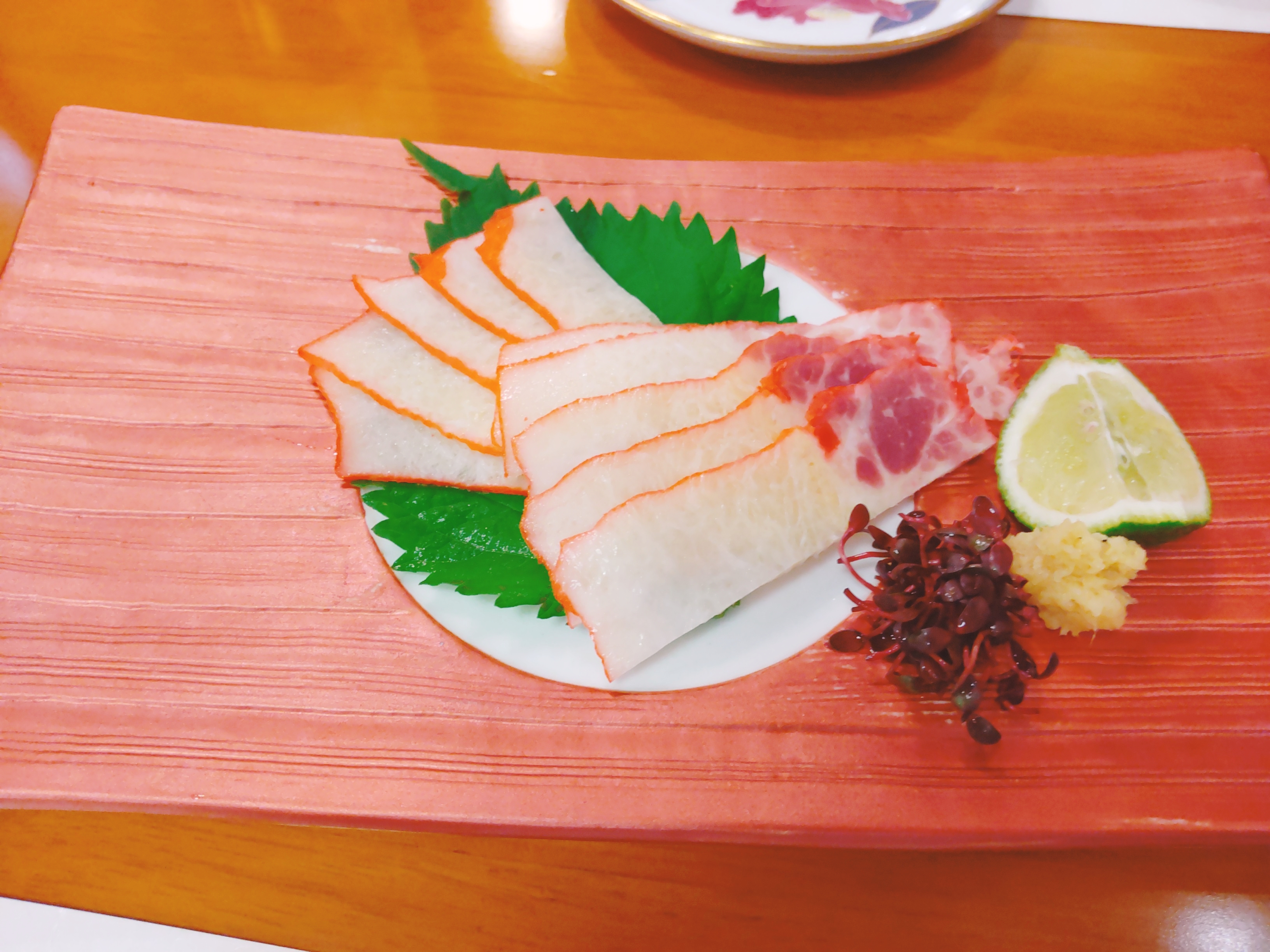 一品料理 わくら、くじらのベーコン